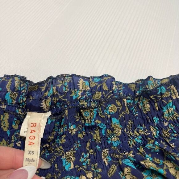 Anthropologie Raga Kassie Hippie Boho Chic Pom Pom Romper Jumpsuit Size XS - Picture 4 of 11